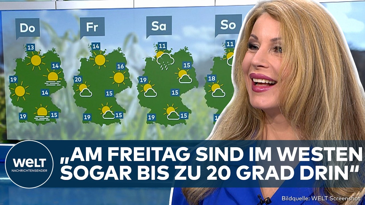 SONNE SATT: Frühling dreht voll auf! Doch ein Wermutstropfen bleibt | WELT WETTER