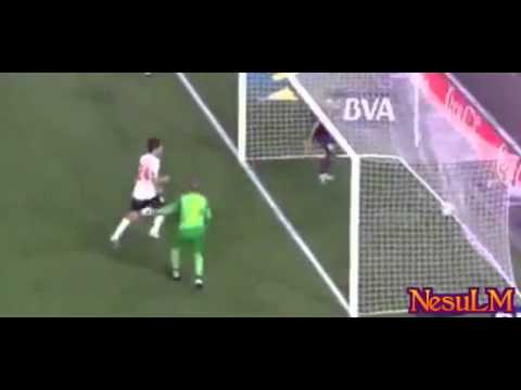 Gol de Postiga  Valencia 2  3 FC Barcelona