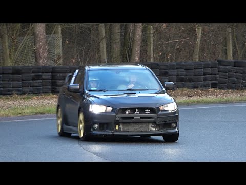 Grzegorz Rochna, Mitsubishi Lancer Evo X - VII SuperOES Tor Poznań 2022 - 14.01.2023