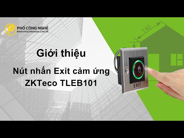 زر خروج ذكي بدون لمس (Touchless Exit Button) مع مستشعر أشعة تحت الحمراء - ZKTeco