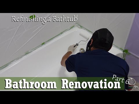 Bathroom Renovation Part 6 | Refinish Bathtub
