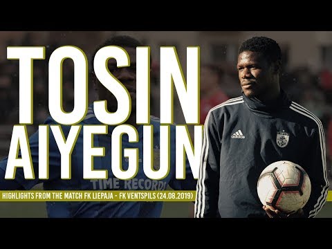Tosin Aiyegun ● Optibet Virslīga ● FK Liepaja - FK Ventspils (24.08.2019)