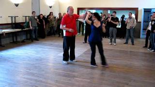 preview picture of video 'Temple Du Swing, cours intermédiaire du stage à Portbail du 2011-02-13'