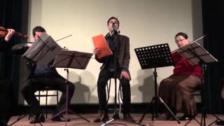 Cuarteto Filarmonia &amp; Felipe Cadenasso - Dear Sweet Filthy World (Inst. Chileno Norteam, 04-07-12)