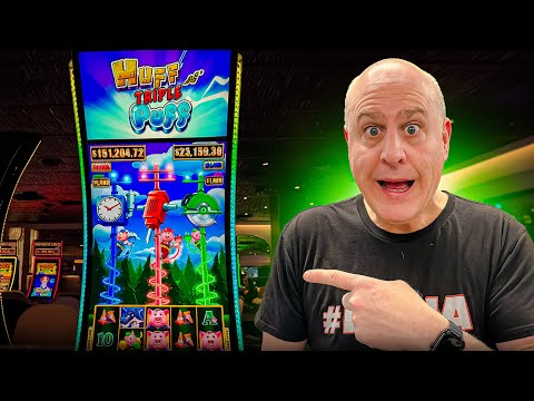 My Largest Jackpot Ever on Huff N Triple Puff!
