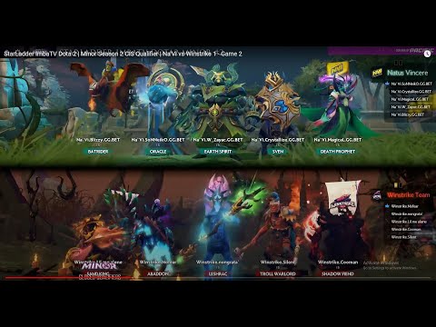 StarLadder ImbaTV Dota 2 |  Minor Season 2 CIS Qualifier |   Na'Vi vs Winstrike 1 - Game 2