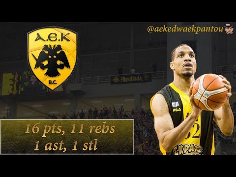 A.E.K. - Hapoel Jerusalem 75-79 - Vince Hunter highlights (10/10/2018)- 16 pts