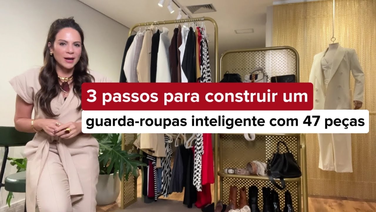 COMO MONTAR UM GUARDA-ROUPA INTELIGENTE COM 47 PEÇAS