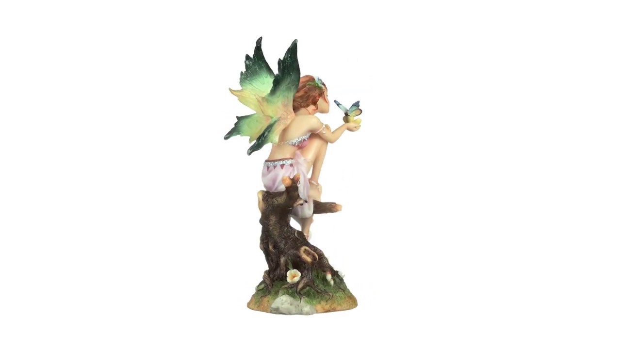 Kiss of the Butterfly Fairy Statue Video
