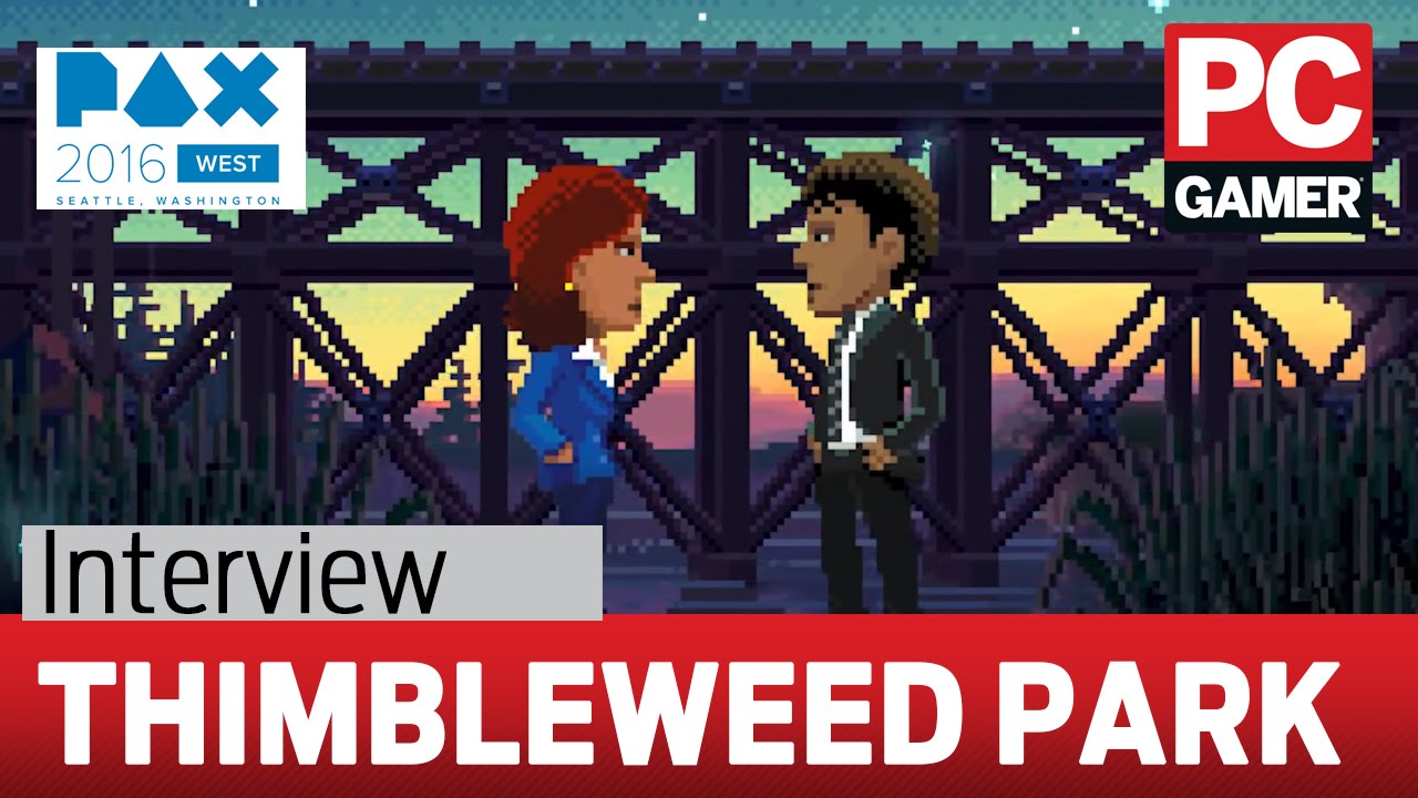 Thimbleweed Park interview - steaming stamps and bailing on the pillow factory - YouTube