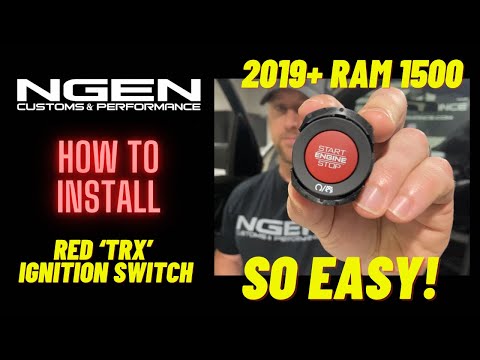 TRX Red Ignition Switch Install on a 5th Gen Ram 1500 - HOW TO!