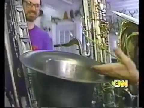 Scott Robinson and Contrabass Sax on CNN 1997