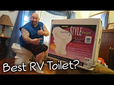 UNBOXING the new RV TOILET ! Thetford Aqua Magic Style Plus