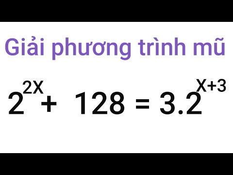 Giải phương trinh mũ || bai toán olympic toán học ||