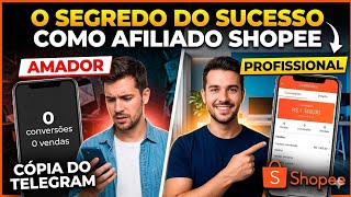 Por isso você NÃO VENDE como Afiliado Shopee! A verdade dói É não PEGAR  pack no TELEGRAM