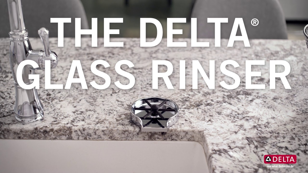 The Delta Glass Rinser: A Thorough Rinse, Right From Your Countertop