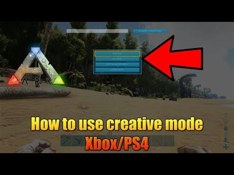 ARK - HOW TO USE CREATIVE MODE ON CONSOLE! - XBOX/PS4 - EASY COMMAND