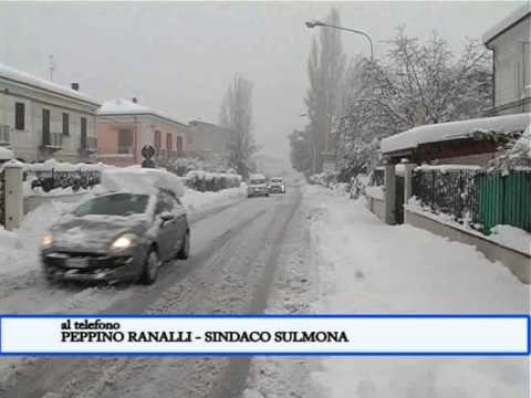 ONDA TG 26.11.2013 - PIANO NEVE SULMONA: INTERVISTA SINDACO RANALLI