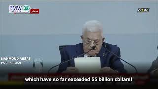 Abbas admitting Pay-for-Slay at Fatah conference