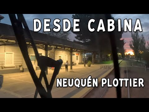 🚂CAB RIDE NEUQUEN PLOTTIER DESDE CABINA TREN DEL VALLE TRENES ARGENTINOS REGIONALES FERROCARRIL ROCA