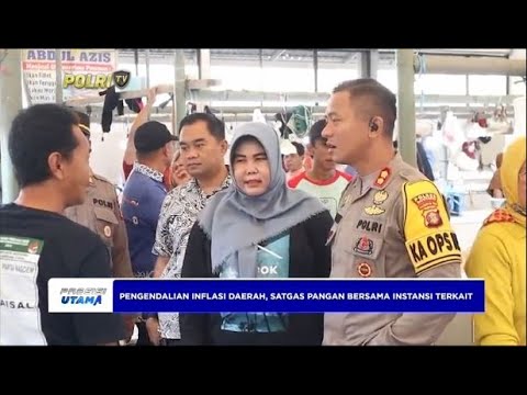 PENGENDALIAN INFLASI DAERAH, KAPOLRES BONTANG SIDAK PASAR CITRA MAS
