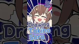 【Draw n' Yap】Tokino Sora Drawing Timelapse #そらArt