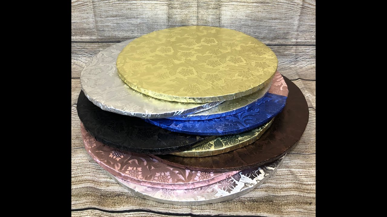 Como se hace una base para pastel en carton
