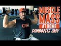You CAN Build LEAN Muscle Mass at Home with Dumbbells