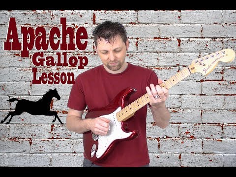 Apache - Gallop Lesson - Hank Marvin & The Shadows Tutorial