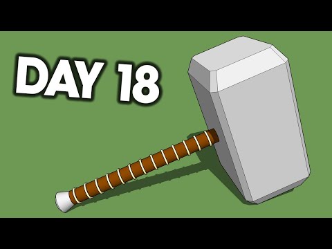Learn SketchUp in 30 Days DAY 18 - THOR'S HAMMER!