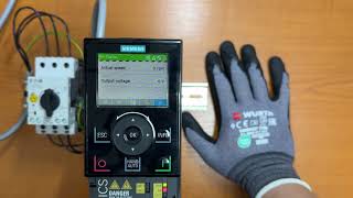 Set IP Address via Intelligent Operator Panel (IOP-2) on SIEMENS SINAMICS G120