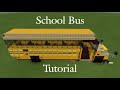 How To Build A School Bus In Minecraft