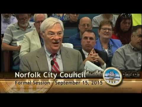Formal 09/15/15 Session - Norfolk City Council