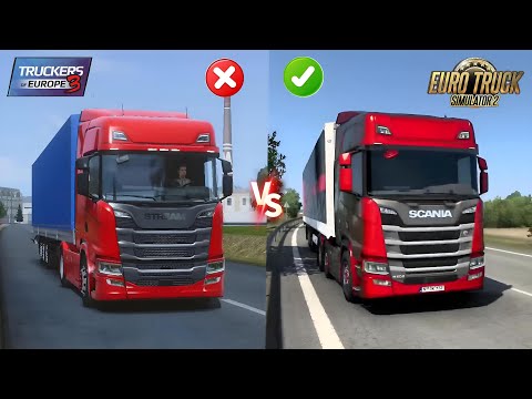 🚛 Truckers Of Europe 3 vs Euro Truck Simulator 2 🚛 Best Comparison video