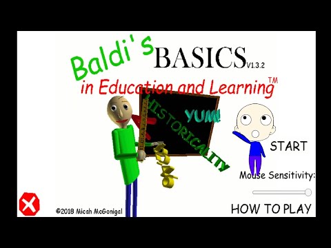 Baldi's basics but you control the baldi's