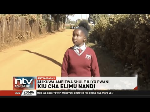 Mwanafunzi mmoja Nandi ajipeleka mwenyewe shuleni bila chochote kutokana na ukosefu wa karo
