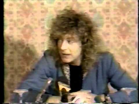 Robert Plant Canadian Interview 4/88