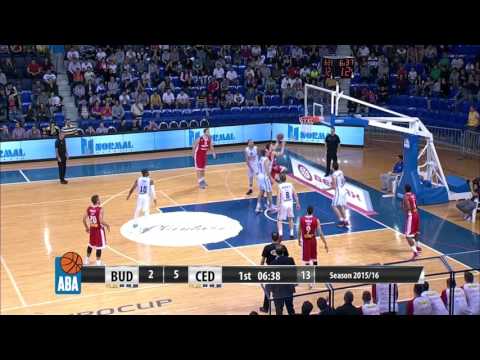 ABA Liga 2015/16, Round 6 match: Budućnost VOLI - Cedevita (17.10.2015)