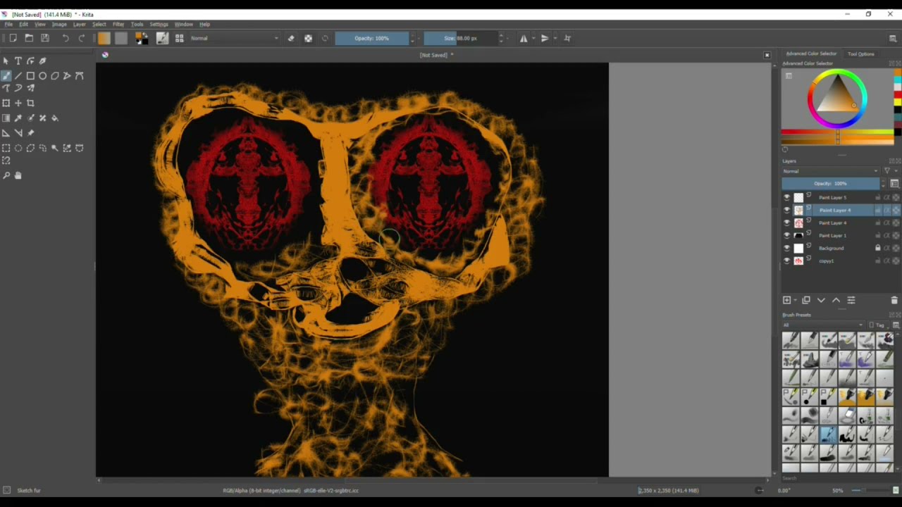 drawing imaginary NFT character with simple operation