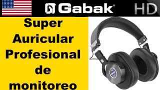 Video thumbnail for review auriculares Senal SMH-1200 profesional de monitoreo by GabakTech - Cursos de Computación y Tecnología