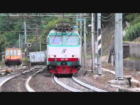 Vari transiti nella stazione di Mignanego 25 giugno 2015