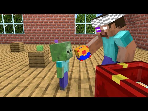 Naughty Baby Monsters - Unboxing Challenge - Funny Minecraft Animation
