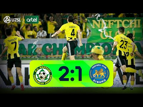 Superliga 22-tur. Neftchi - Dinamo bahsida kiritilgan gollar va xavfli vaziyatlar (Highlights)