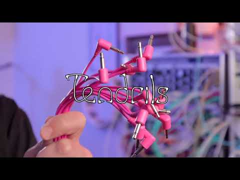 Tendrils Ultra-Slim TS Mono EuroRack Patch Cables RED 14 Pieces image 2