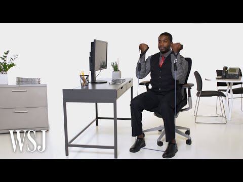 如何在你的辦公桌上進行日常鍛鍊 | WSJ (How to Get Your Daily Workout at Your Desk | WSJ)