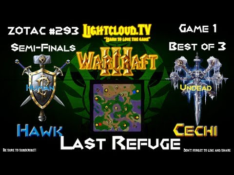 InquisitiveHawk (HU) VS Cechi (UD) - WC3 G1 - ZOTAC #293 SF