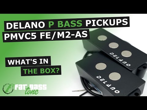 Delano PMVC5 FE/M2-AS P Bass® Pickup: What’s In The Box (A Close-Up Look)