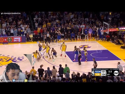 FlightReacts To #6 WARRIORS at #7 LAKERS | FULL GAME 4 HIGHLIGHTS | May 8, 2023!