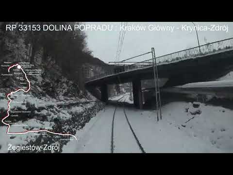 [TIMELAPSE 4K] Kraków Główny - Krynica Zdrój