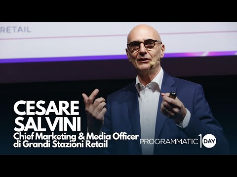 Cesare Salvini, Chief Marketing & Media Officer di Grandi Stazioni Retail, al Programmatic Day 2024